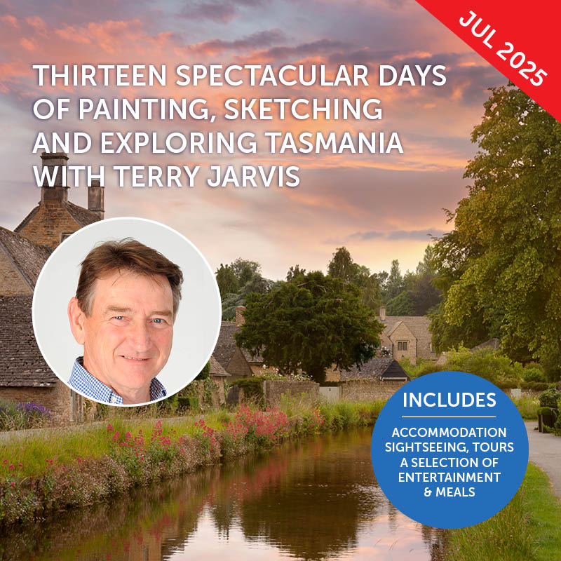 Cornwall & Cotswolds England painting Workshop with Terry Jarvis