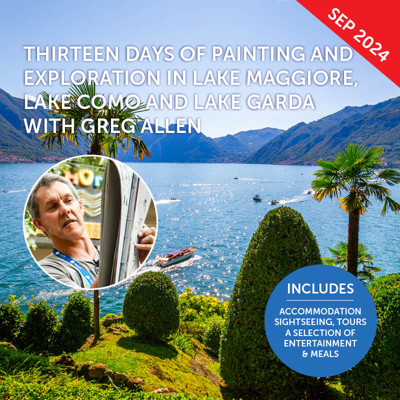 Italian Lakes Painting Workshop with Greg Allen<