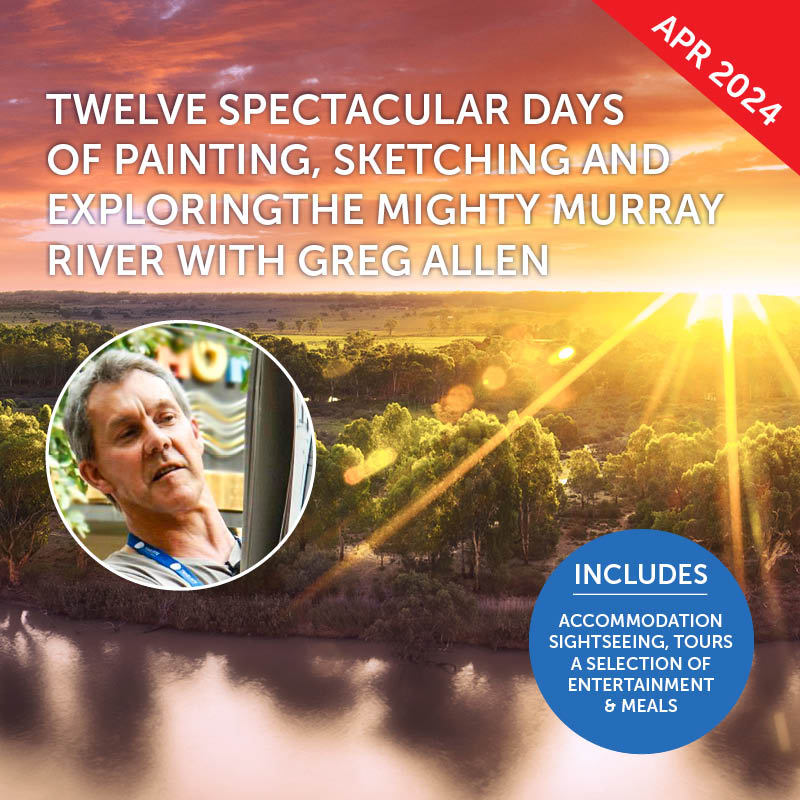 Victoria & The Murray River Painting Workshop with Greg Allen