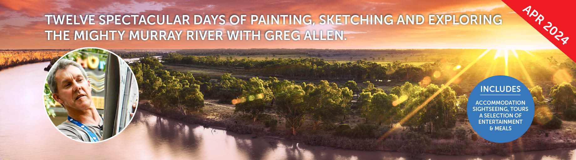 Victoria & The Murray River Painting Workshop with Greg Allen
