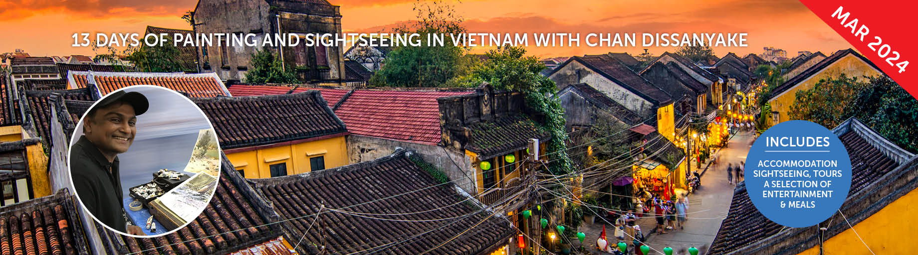 Vietnam Watercolour workshop with Chan Dissanayake