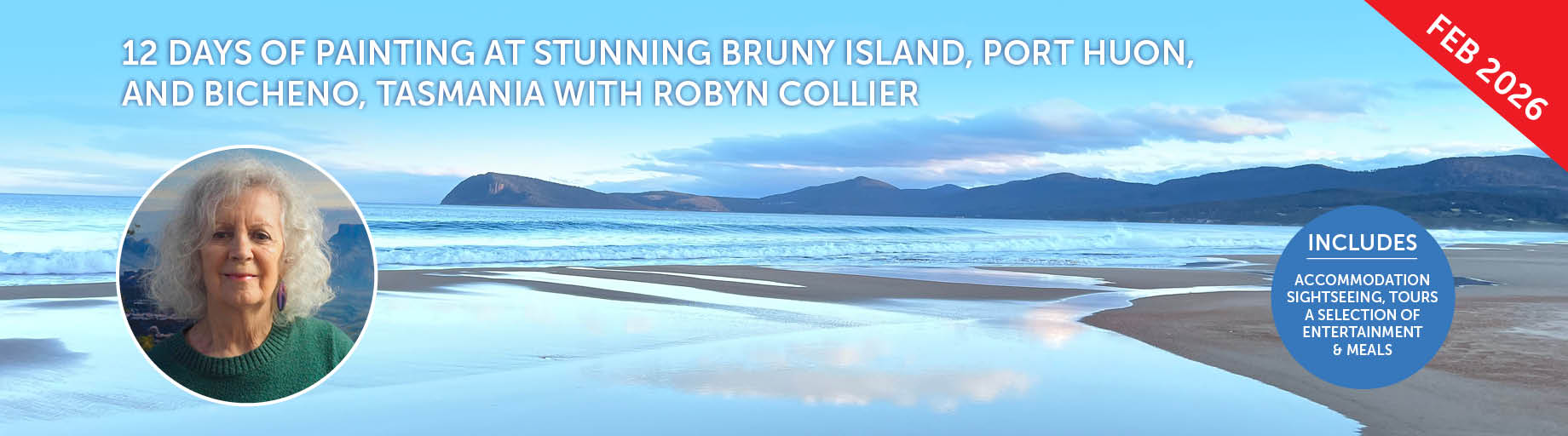 Tasmania Painting Workshop with Robyn Collier