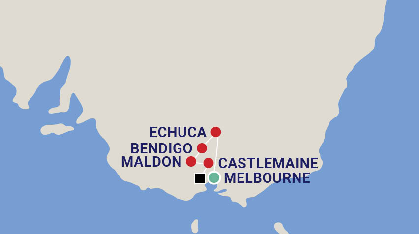 David Taylor Echuca & Bendigo Map