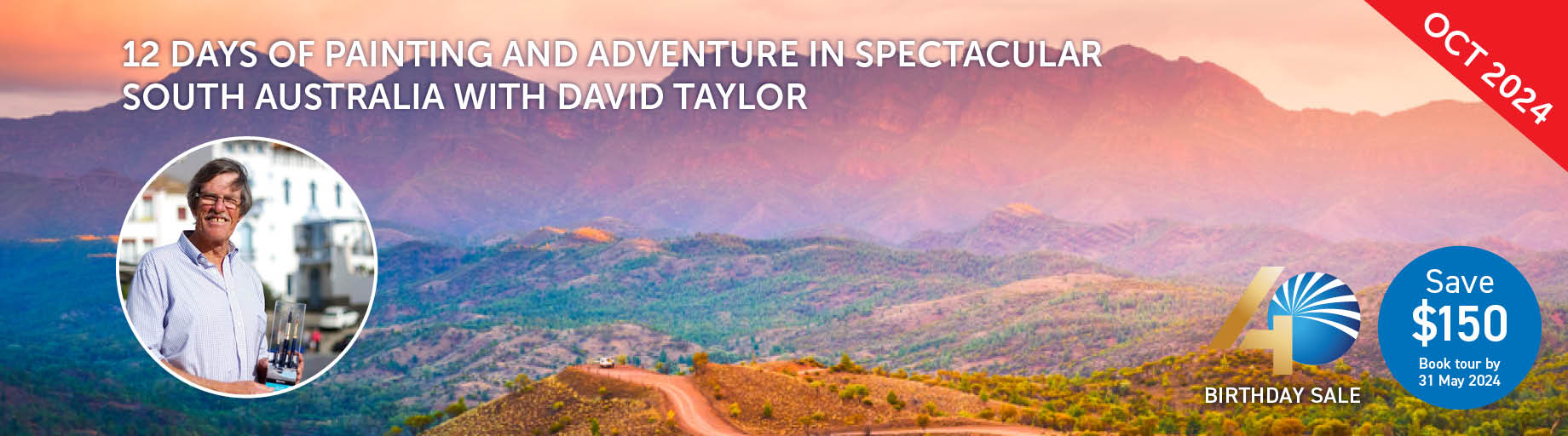 Flinders Ranges, Clare Valley and Hahndorf with David Taylor