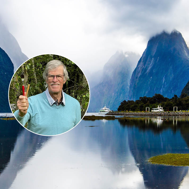 David Taylor Watercolour Workshop in New Zealand