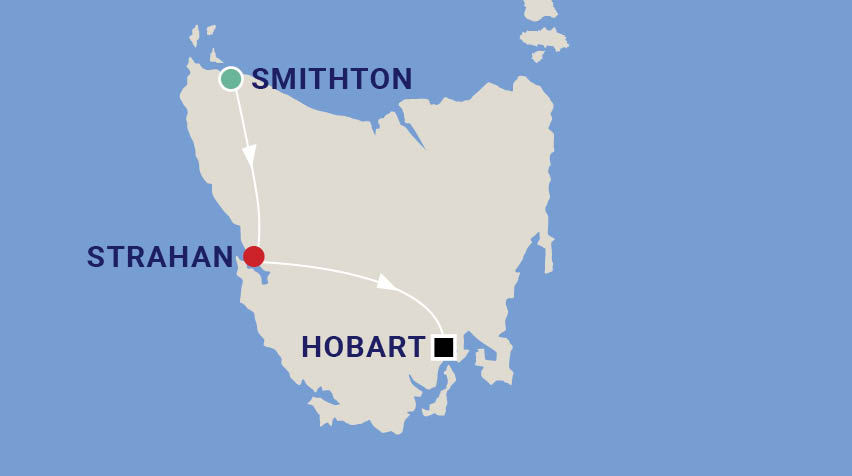 David Taylor Tasmania Map