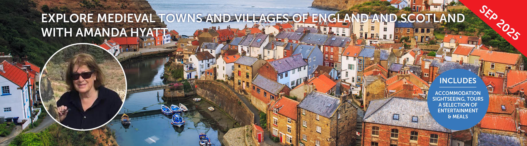 Medieval Towns of England & Scotland Painting Workshop with Amanda Hyatt