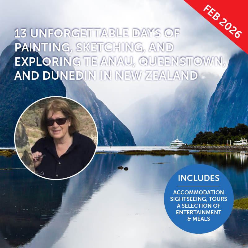 New Zealand Painting Workshop with Amanda Hyatt