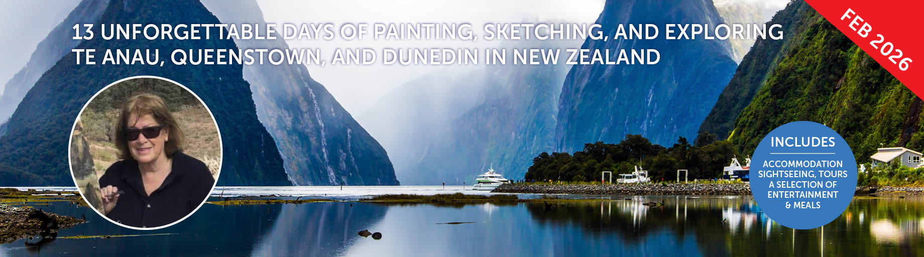 New Zealand Painting Workshop with Amanda Hyatt