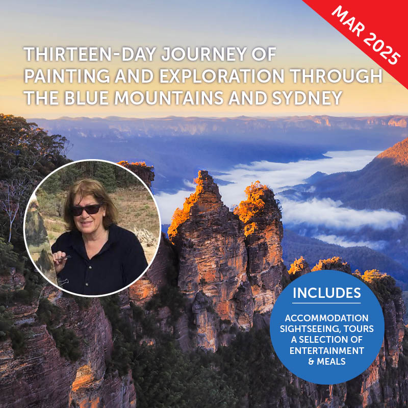 Sydney and the Blue Mountains Painting Workshop with Amanda Hyatt