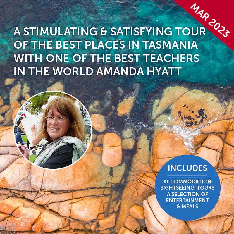 Tasmania Watercolour Workshop with Amanda Hyatt