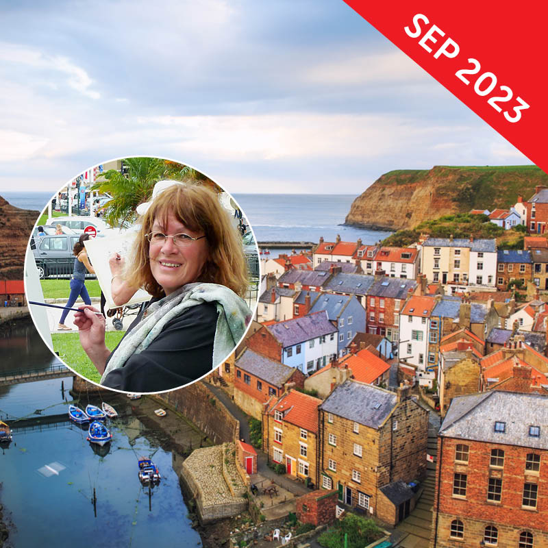 Medieval Towns of England & Scotland Watercolour Workshop with Amanda Hyatt