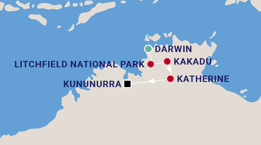 Australian Outback with John Orlando Birt Map