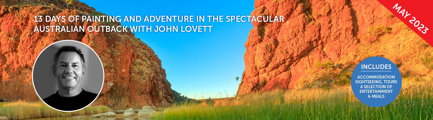 Central Australia Painting Wokrshop with John Lovett