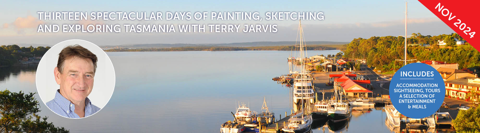 Tasmania Painting Workshop with Terry Jarvis